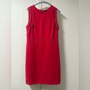 Sleeveless Pink Sheath Dress - Classic Women's Dress
